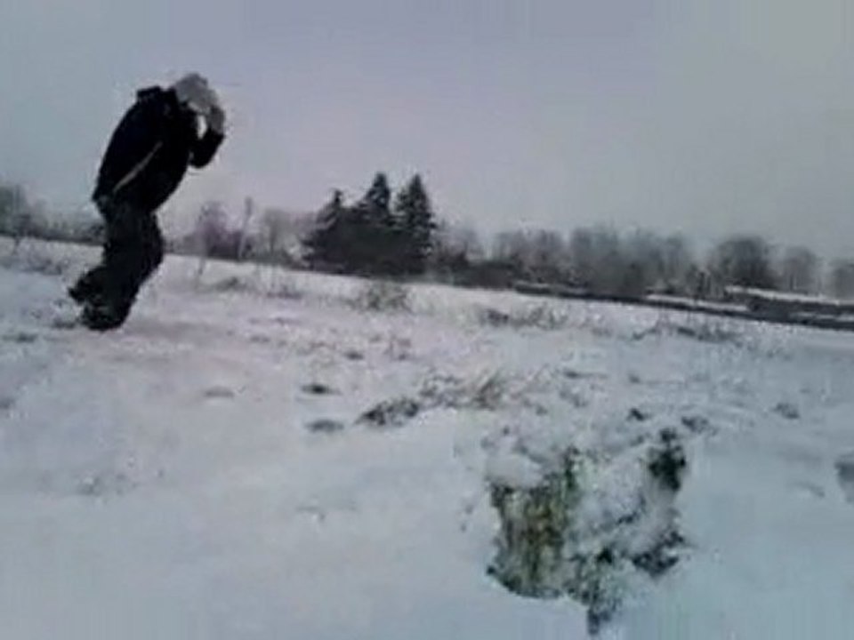 salto dans la neige