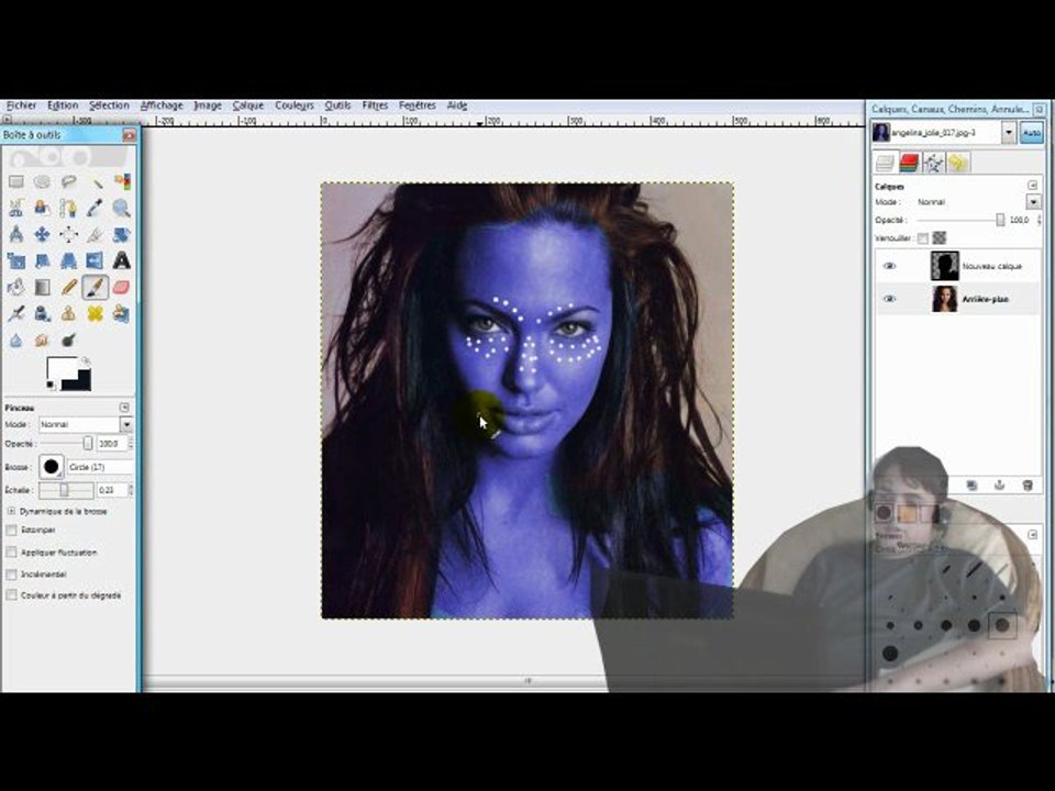 Tuto SPECIAL Créer un avatar sous gimp du film AVATAR