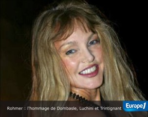 Rohmer : l'hommage de Dombasle, Luchini et Trintignant