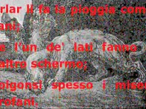 la divina commedia rock ( inferno canto VI) Demetrio Caridi
