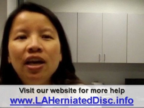 pain relief treatment Los Angeles back pain bulging disc re