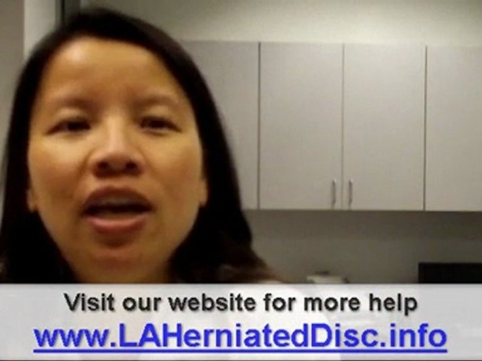 pain relief treatment Los Angeles back pain bulging disc re