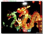 Chinese dragon lanterns in China