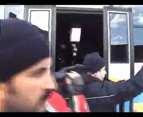 Erzincanda gostericilere meydan dayagi