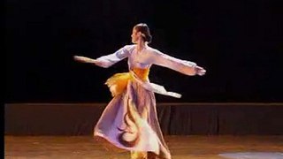 Chinese dance fan in China