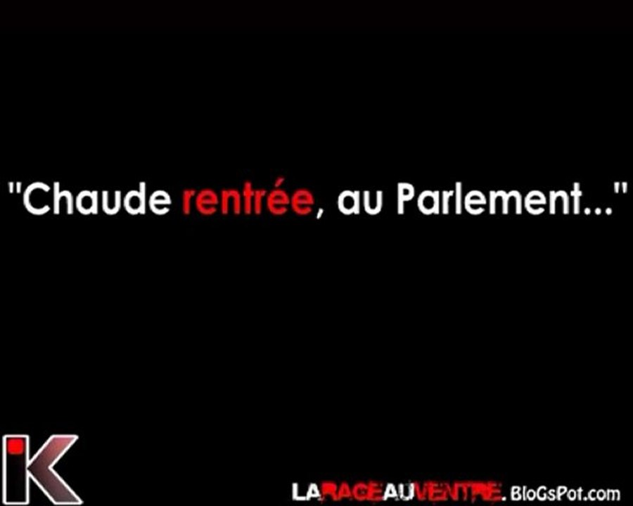 Chaude Rentrée, au parlement...