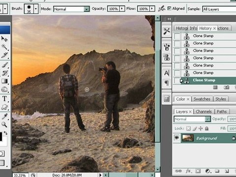 Photoshop Clone Stamp Tutorials