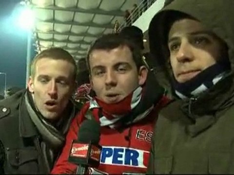 Football : Les Herbiers - Toulouse, paroles de supporters