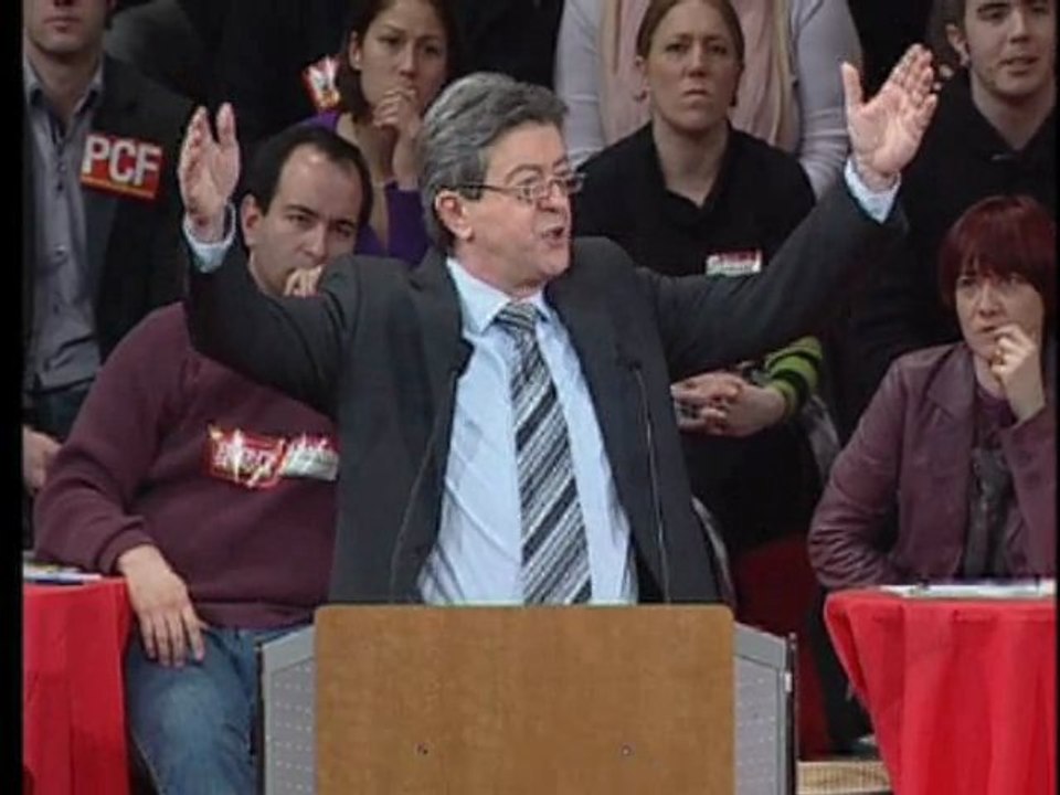 1er meeting - Jean Luc Mélenchon, Parti de gauche