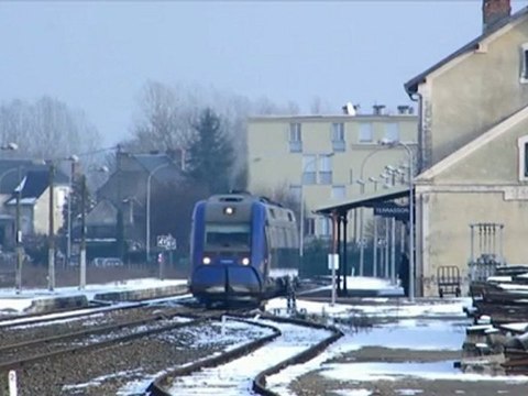 Trains dans la neige III