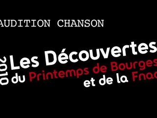 Audition chanson - Découvertes 2010