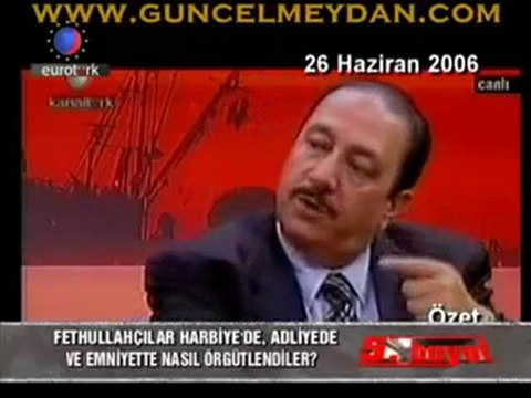 Ergenekon Davasi ve zekeriya öz fethullah gülen amerika el