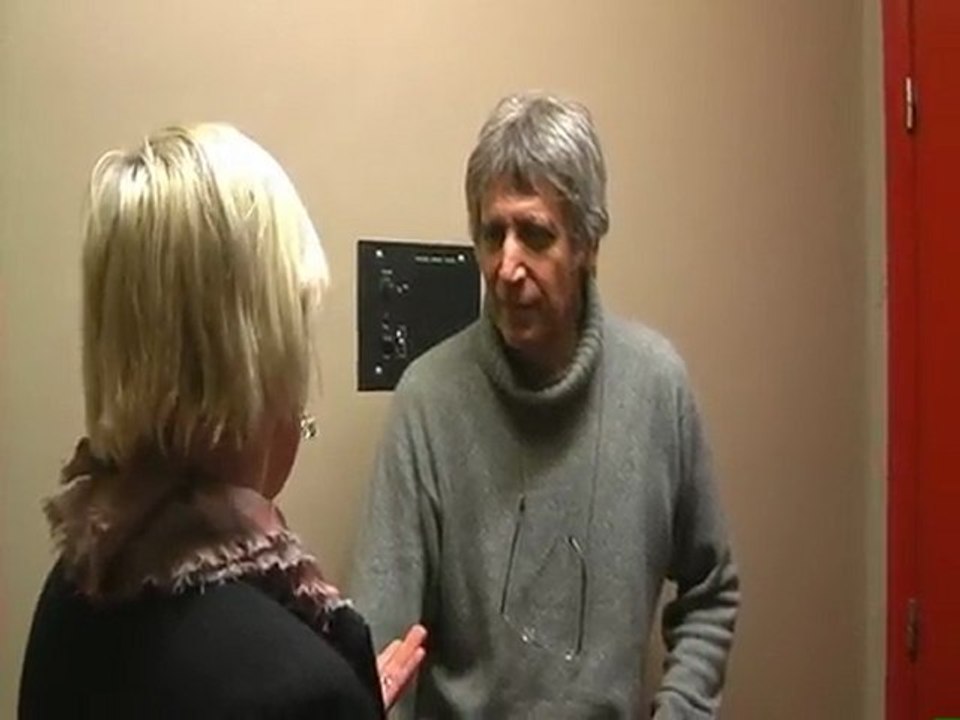 Yves Duteil interrogé par l'échevine de la culture