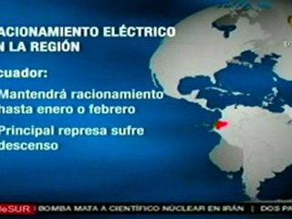 Aplicación del Racionamiento energético en partes de Amér