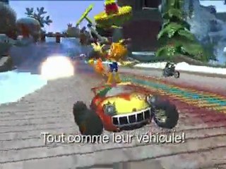 Sonic & SEGA All-Stars Racing - Trailer des véhicules