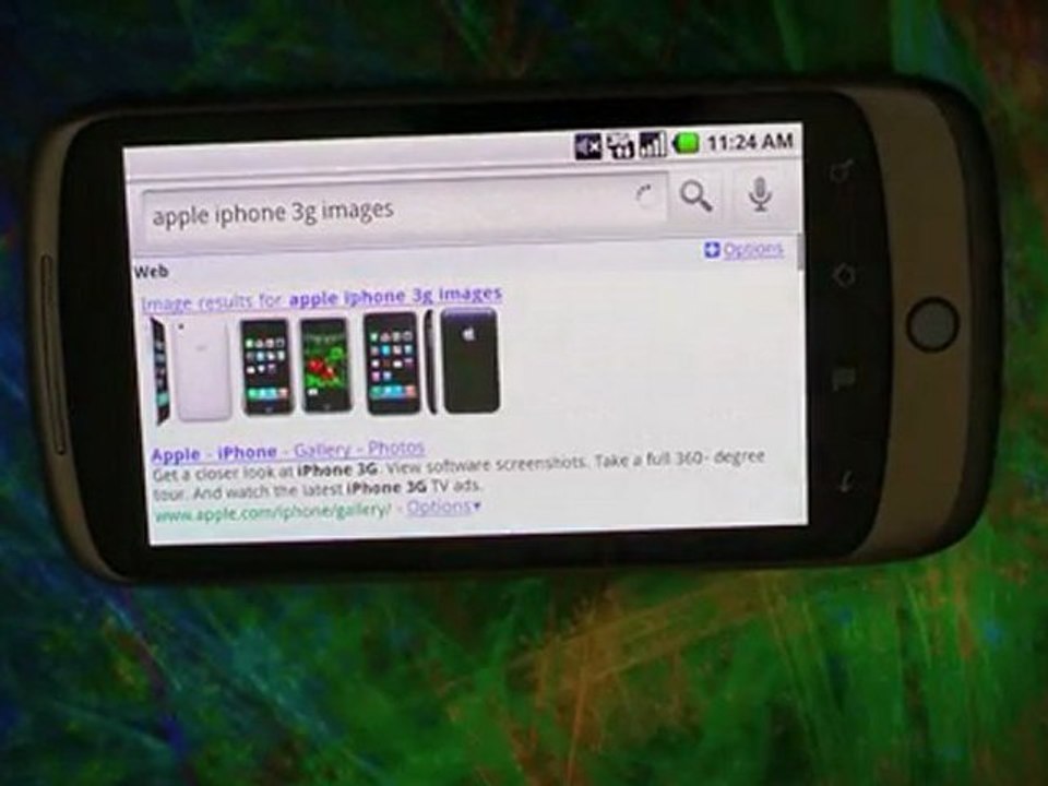 Nexus One Google Phone Android: "Apple iPhone 3G"