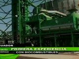 Experimentan con biocombustibles en Ecuador