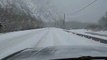 Toyota HJ61 sur la neige dans la plaine de Bourg d'Oisans