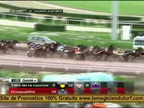 La vidéo des courses Quinté à Cagnes 13 janvier 2010 -