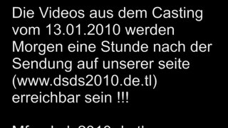 DSDS2010 www.dsds2010.de.tl ANKÜNDIGUNG