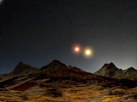 Triple coucher du Soleil