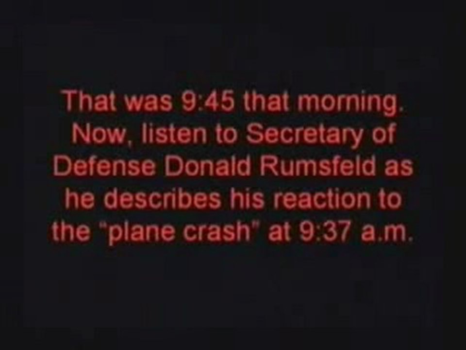 Pentagone video rare 11 septembre 2001