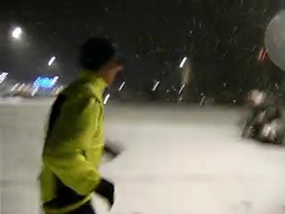 courir sous la neige arnaud et moi