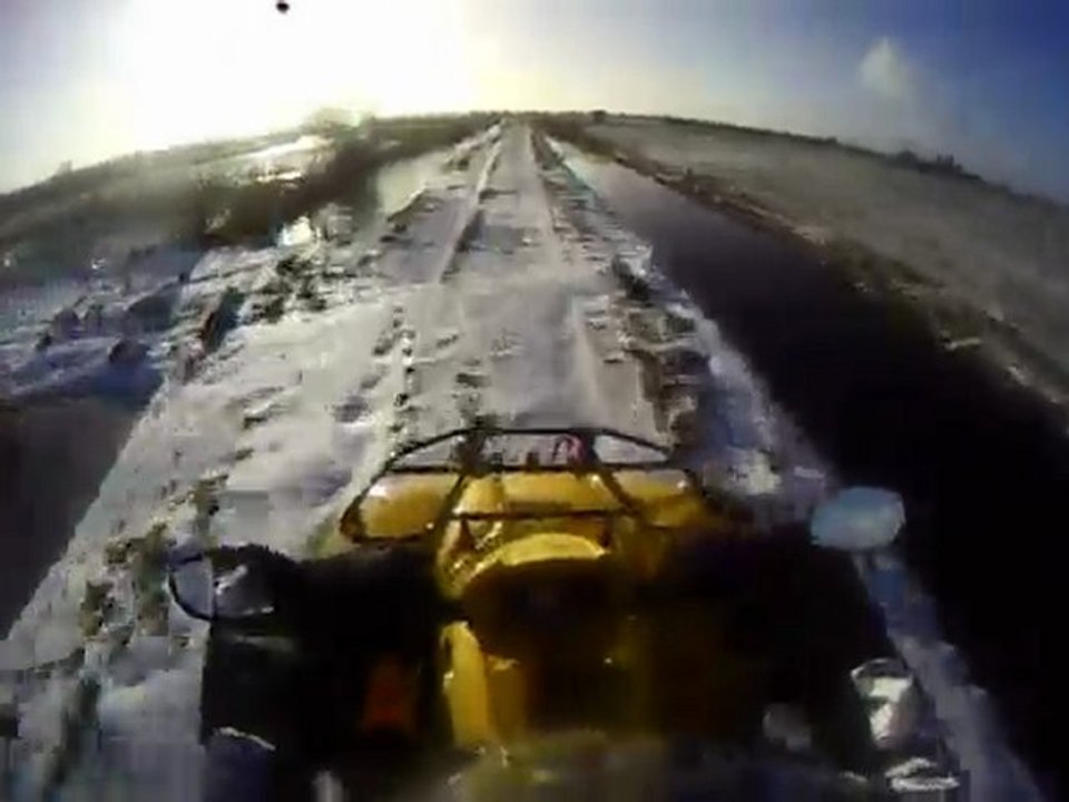 soleil et neige lors de notre sortie du 13.01.10