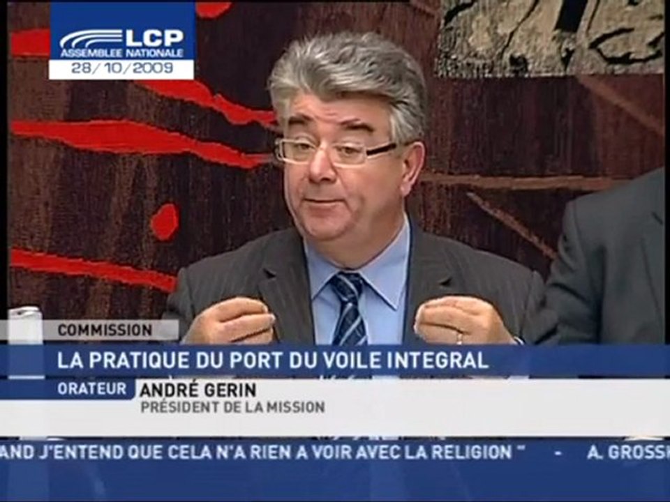 Dalil Boubakeur - commission sur le Niqab 4/4