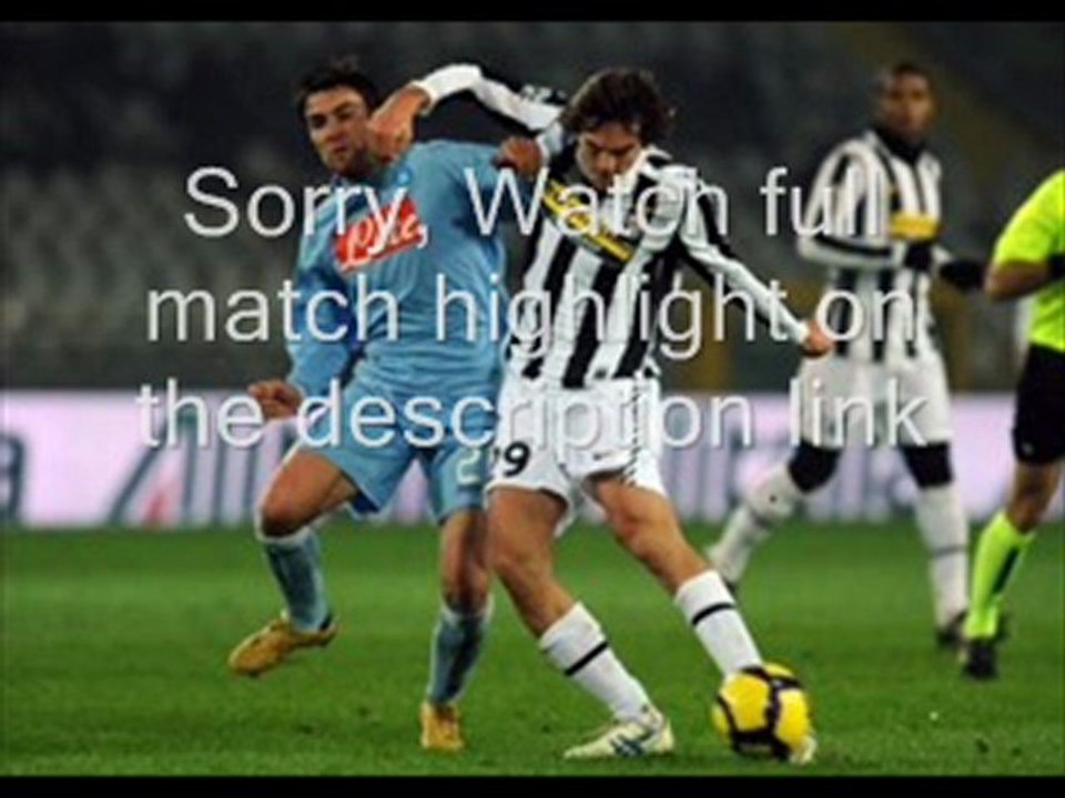 Juventus 3-0 Napoli : Del Piero Double 13.01.2010