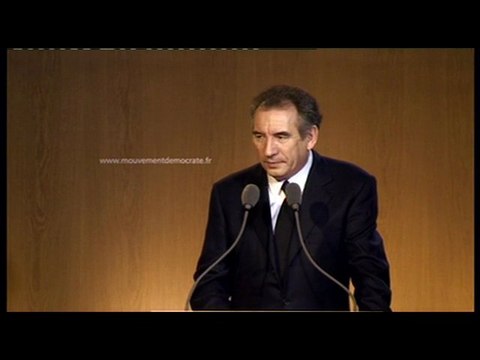François Bayrou : Voeux à la presse - Partie 2