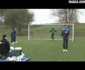 David James meilleur les yeux bandés