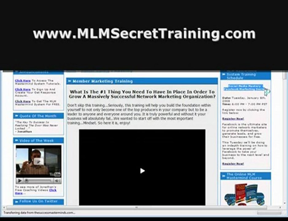 MLM Training - MLM Marketing - Jonathan Budd