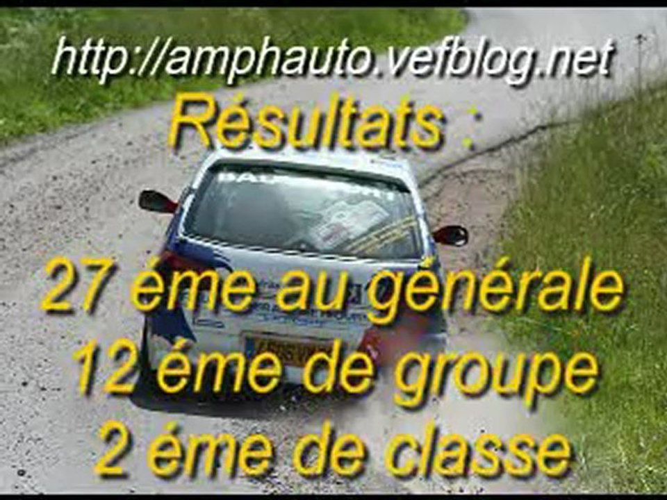 rallye Vanier/Meuree  saison 2008