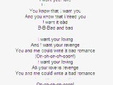 Lady GaGa - Bad Romance ( only lyrics) new song!