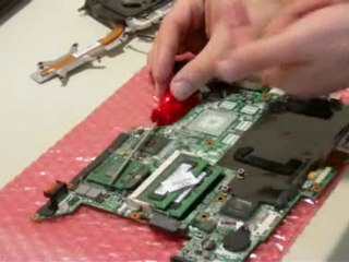 HP DV9000 video problem FIX! BGA rework video fix