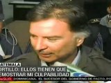 Capturan a ex presidente de Guatemala Alfonso Portillo