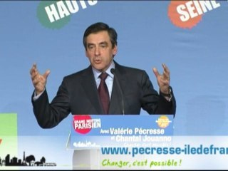 Discours de François Fillon, Meeting de Paris