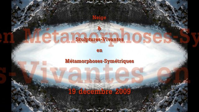 Neige & Sculptures-Vivantes en Forêt le 19 décembre 2009