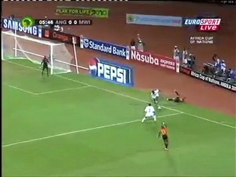 Angola 2 - 0 Malawi CAN 2010 1/2
