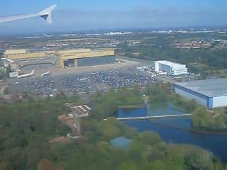 Landing at Heathrow Airport