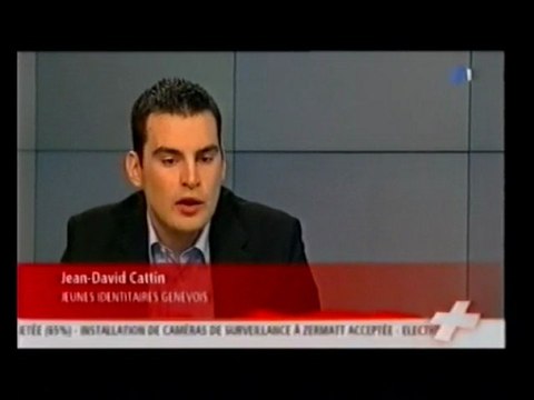 Réaction des jeunes identitaires genevois à la TSR