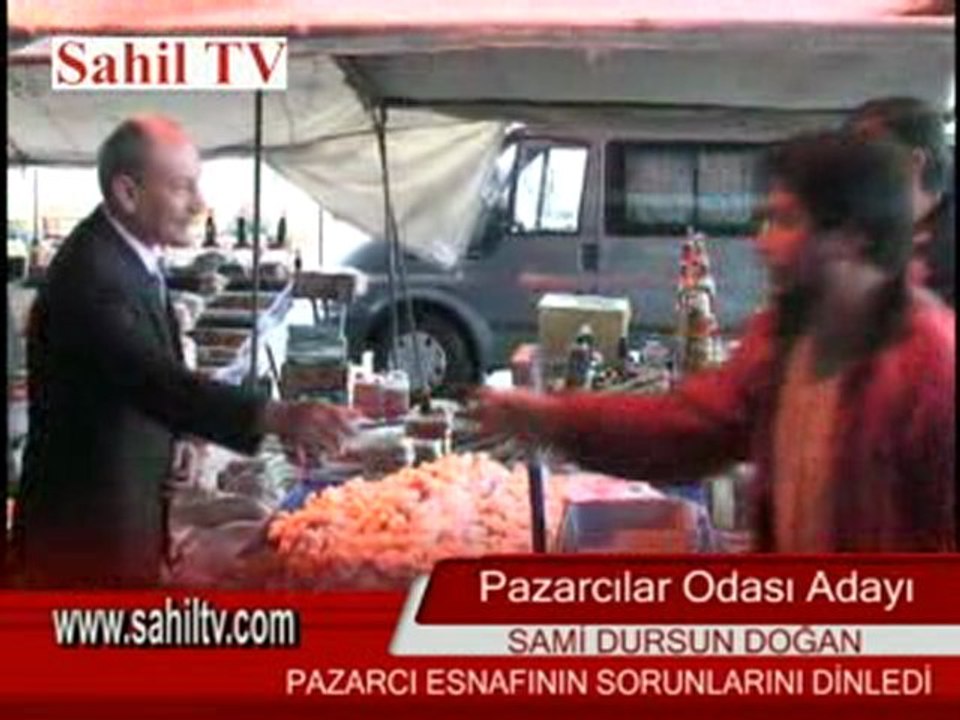 SAMİ DOĞAN'A PAZARCILARDAN SEVGİ GÖSTERİSİ