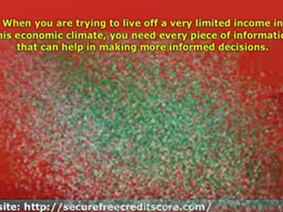 Free Credit Score With Your Annual Budget