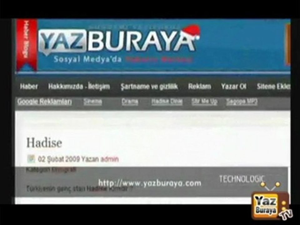 YazBuraya.com Technologic programında