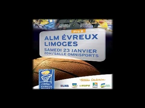 RDV ALM EVREUX BASKET / CSP LIMOGES chpt prob saison09/10