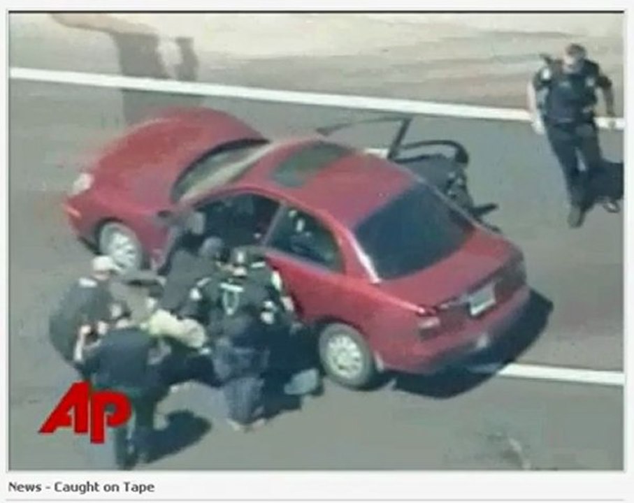 Poursuite interpellation avec un malinois .USA