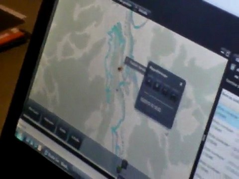 contrôle du parcours pris par les musher grace au suivi GPS