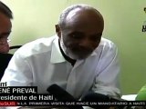 René Preval da sus impresiones tras catastrofe en Haití