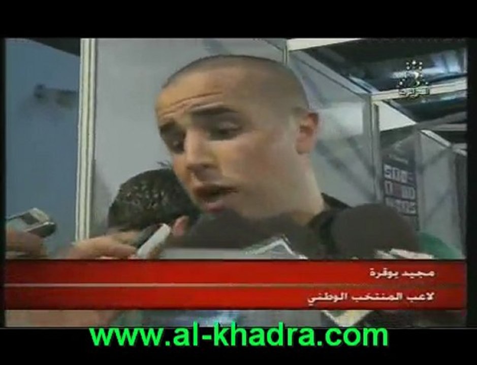 Algèrie-mali (reactions des joueurs)